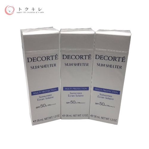 KOSE コーセー コスメデコルテ サンシェルターマルチ プロテクション (日やけ止め用乳液) 35g SPF50+/PA++++ 3点セット