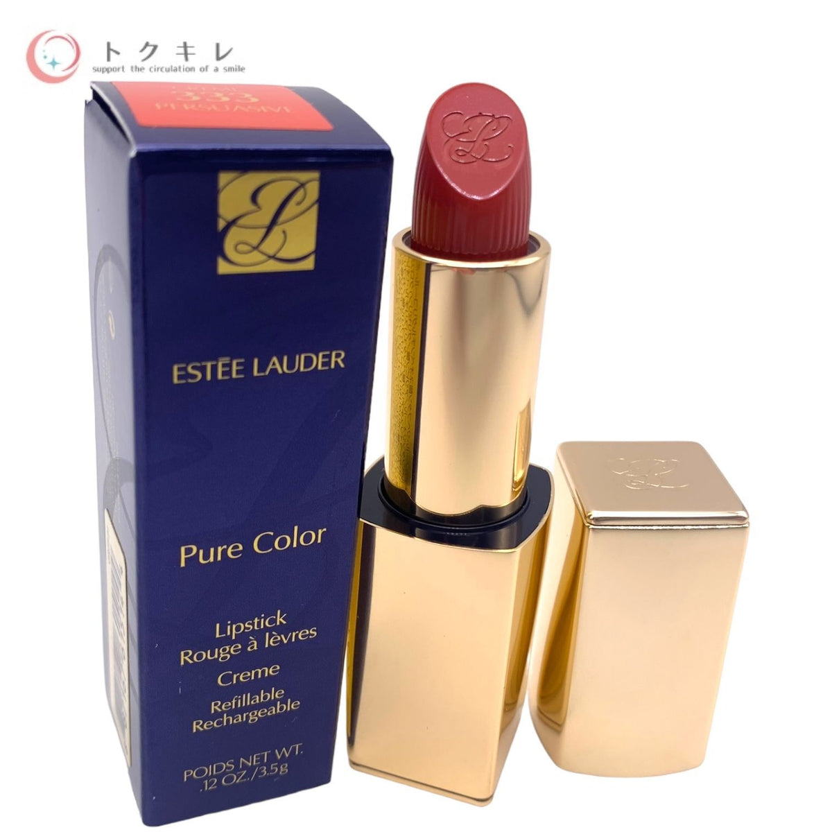 ESTEE LAUDER エスティローダー ピュア カラー リップスティック クリーム 3.5g 333 パースウェイシブ