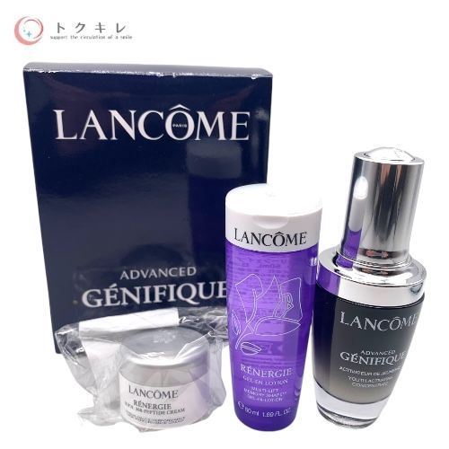 LANCOME ランコム ジェニフィック キット(アドバンスト N 美容液 ​​30ml+レネルジー M メモリーシェイプローション ジェル状化粧液 50ml+HPN クリーム 5ml)