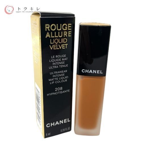 CHANEL シャネル ルージュ アリュール リクィッド ヴェルヴェット 208 イプノティザント (リップカラー) 6ml