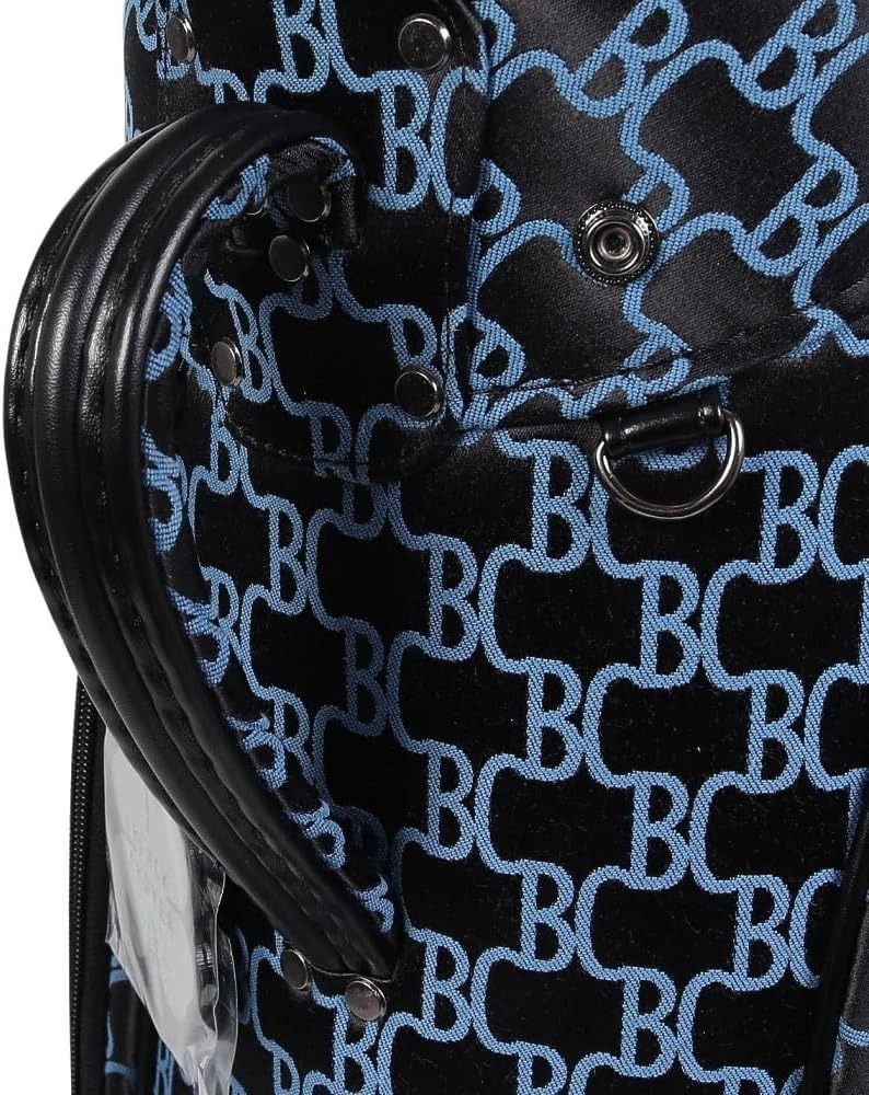 BLACK CLOVER ブラッククローバー ヘッドカバーセット付き ジャガード キャディバッグ BA5PNC22 DBLU