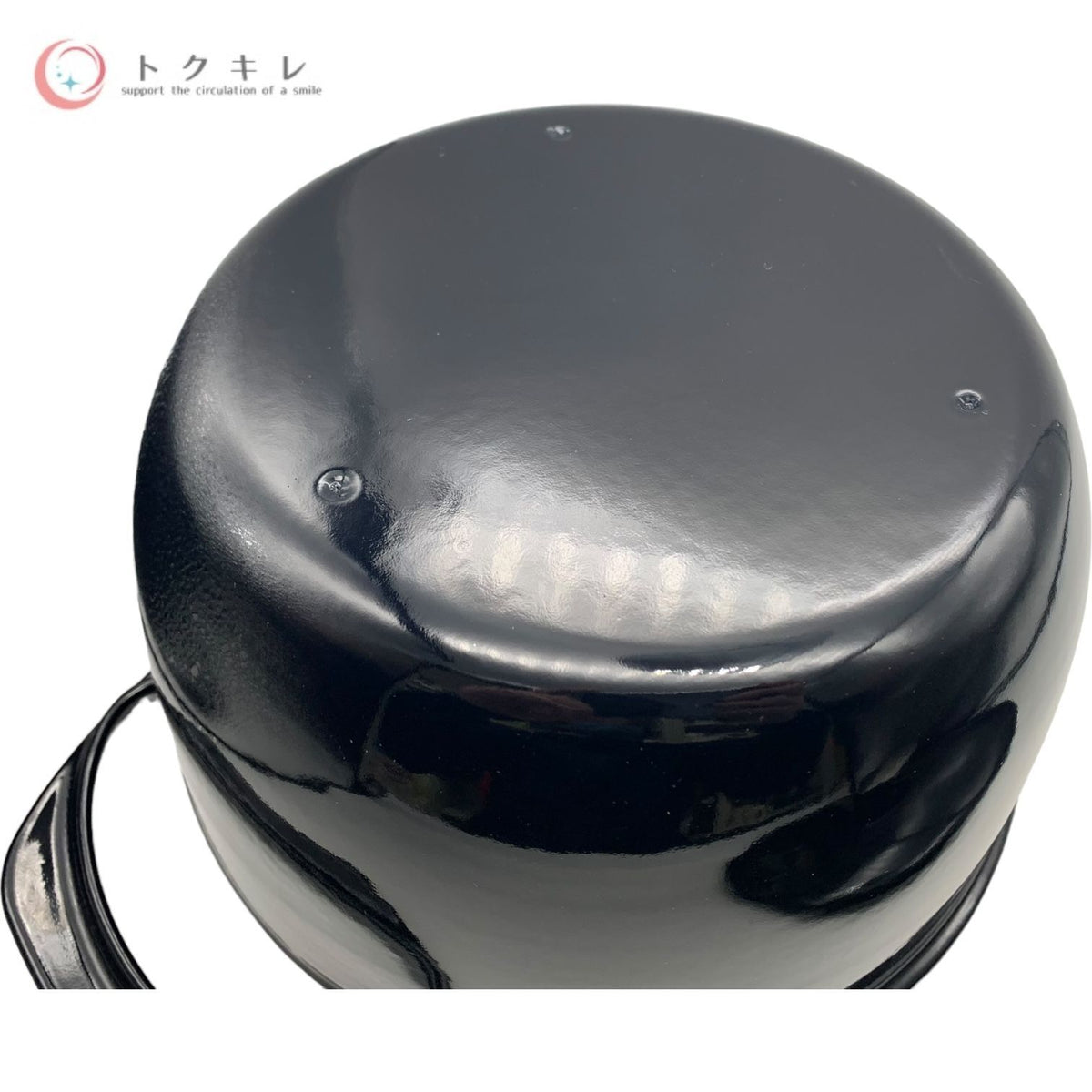 ユニロイ UNILLOY 鋳物ホーロー鍋 キャセロール 20cm ネイビー EC-2000N 品番13268 IH対応