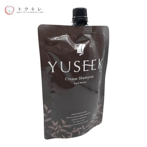 FRET YUSEEK ユーシーク クリームシャンプー ダークブラウン (ヘアカラークリームシャンプー) 350g