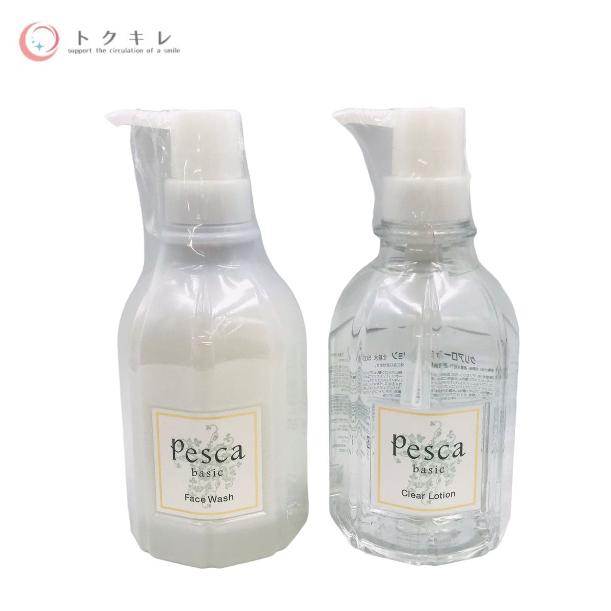 ペスカ フェイスウォッシュ & クリアローション セット 各500ml
