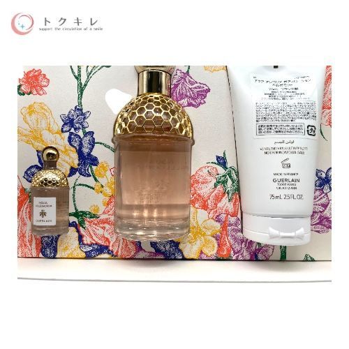 ゲラン アクア アレゴリア ローザ ロッサ コフレ オーデトワレ 75ml+7.5ml ボディローション 75ml
