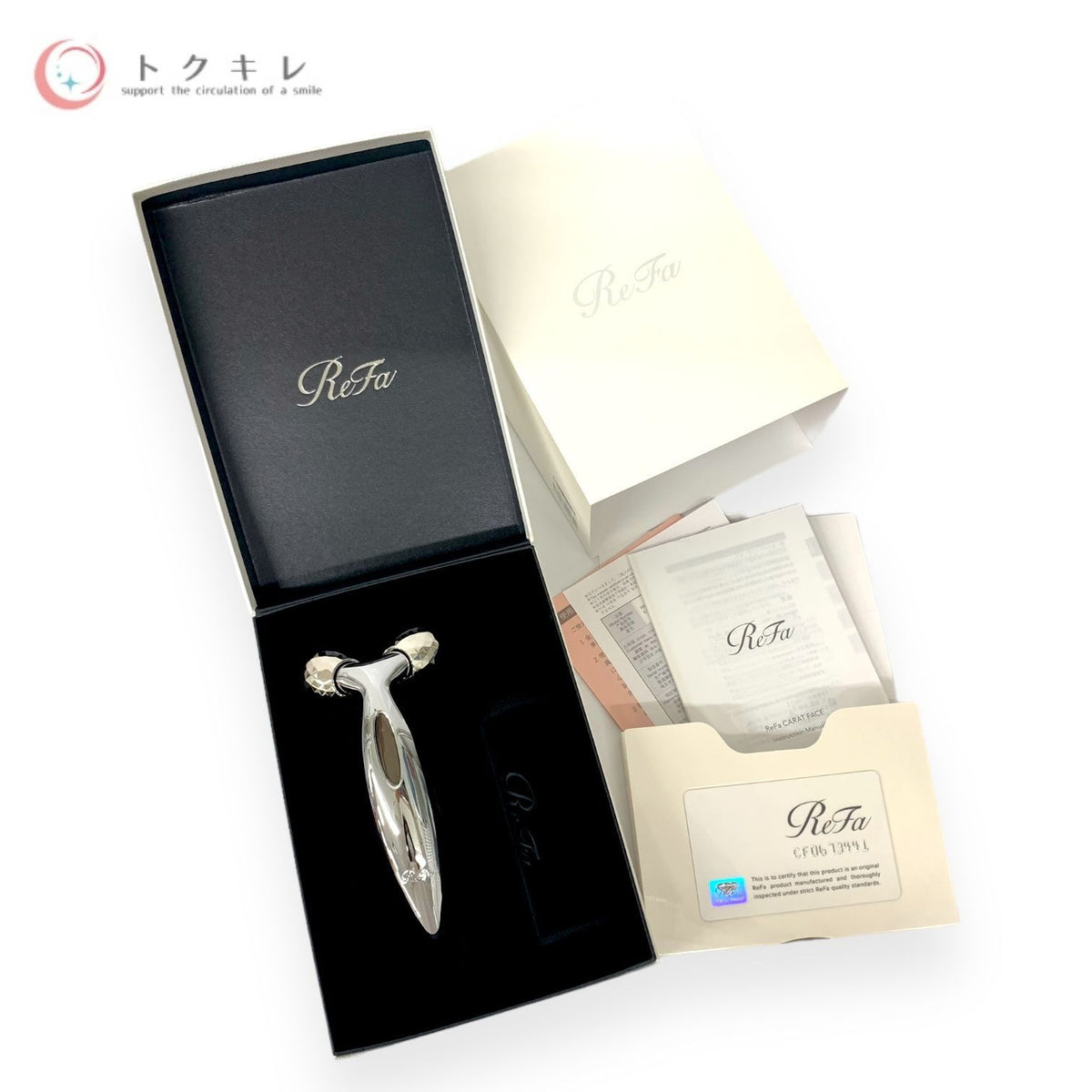 ReFa リファカラットフェイス RF-CF1842B 美顔器 (製造番号:CF0673441)