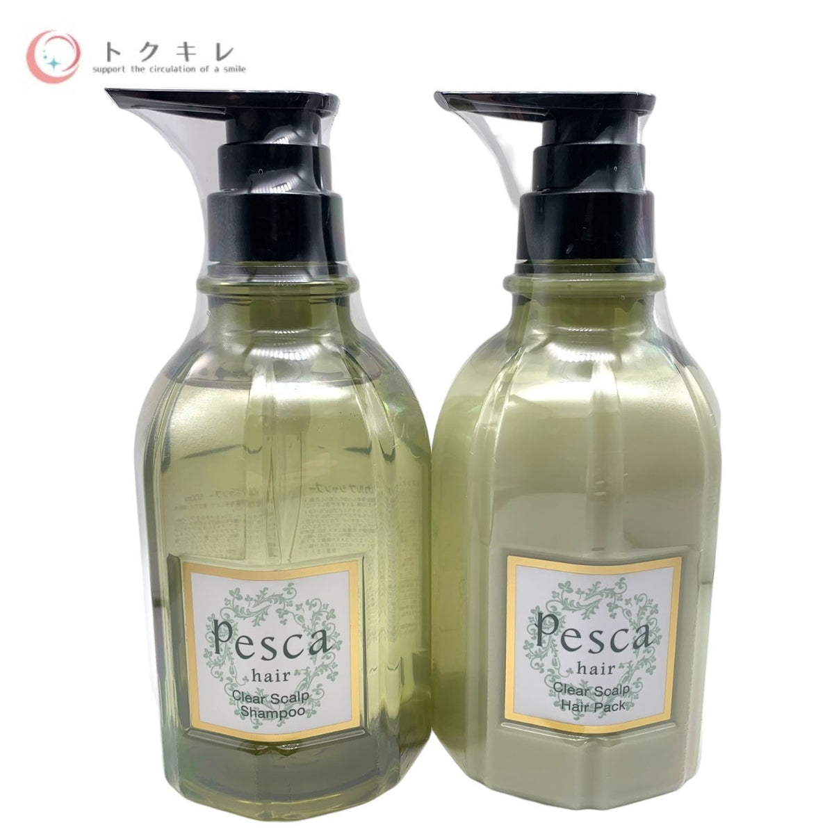Pesca ペスカ クリア スカルプ ヘアパック 500ml クリア スカルプ シャンプー 500ml 2点セット