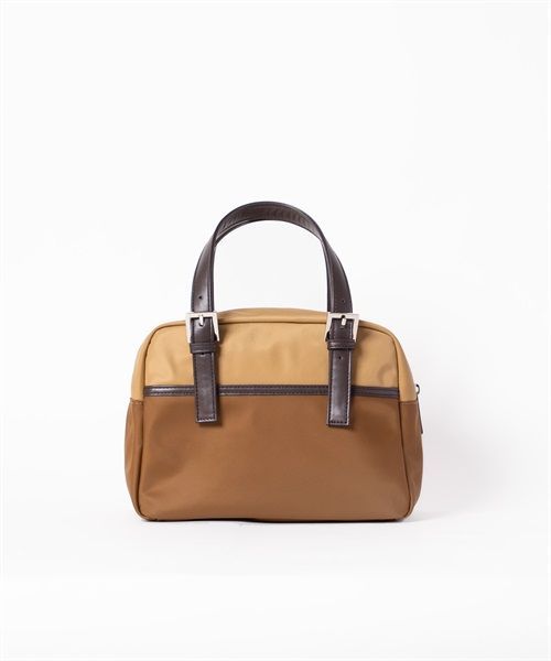 CASTELBAJAC (カステルバジャック) T挿しBEAR付きサッチェルラウンドバッグ ベージュ