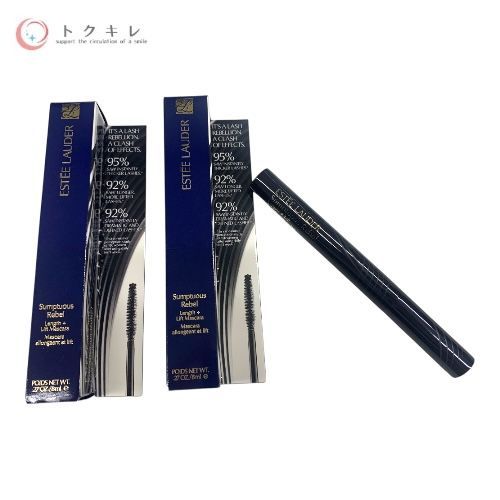 エスティローダー サンプチュアス レベル マスカラ 01 ブラック（8 mL）× 2点 2点セット