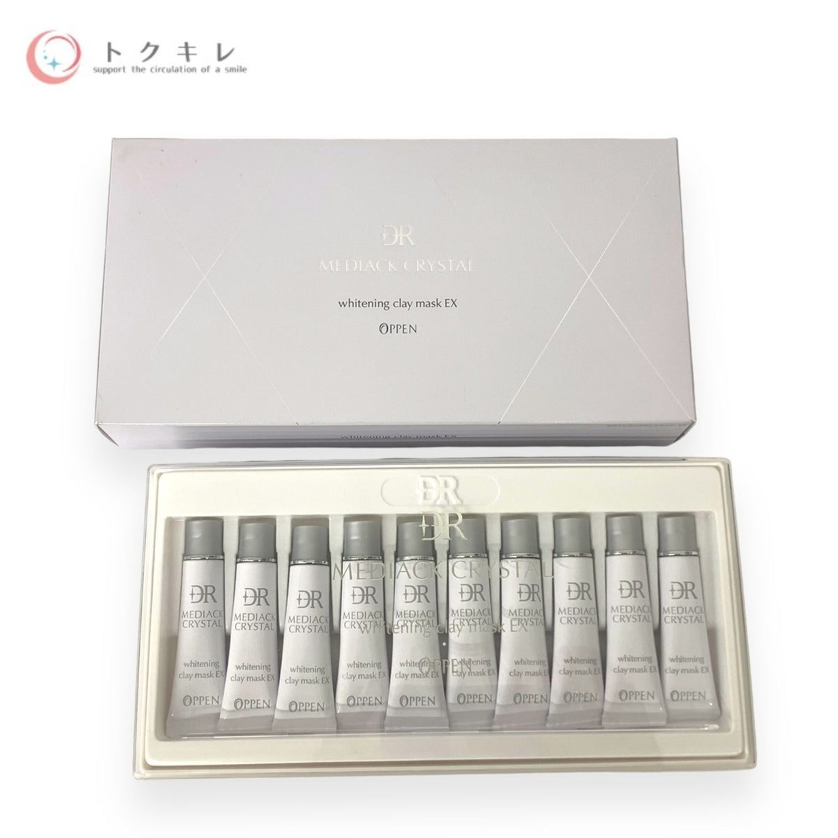 オッペン化粧品 DR メディアッククリスタル ホワイトニングクレイマスク EX 6g×10本入り