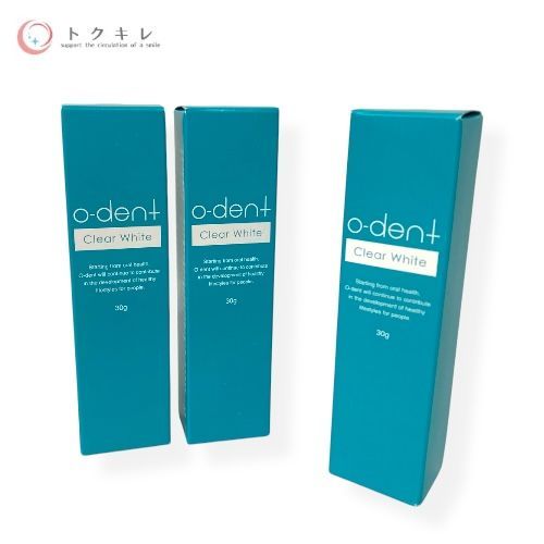 オーデント クリアホワイト エイゼル薬用ジェル歯磨き 30g 3本セット